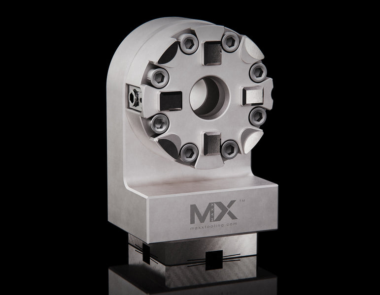 MaxxMacro 54 mandril WEDM Adaptador manual de 90 grados