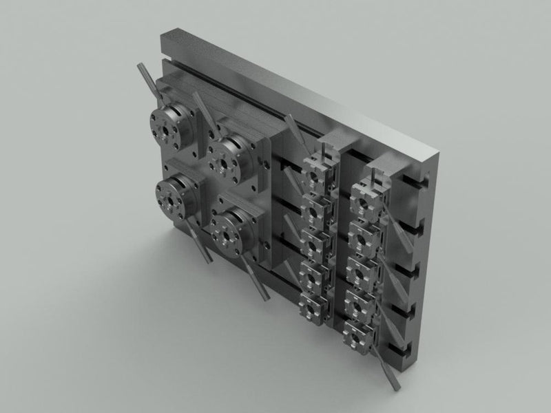 Compatible con Macro® 12 Mini + 4 100P Chuck Multi System para máquinas Makino F5