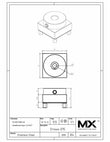 Maxx-ER (Erowa) 50 Stainless Round Stock Holder 15mm 5