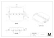 MaxxUPC (Erowa) 048377 UPC Stainless Check Ruler Master 5