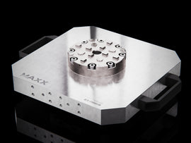 MaxxUPC UPC inoxidable palet Manual mandril