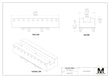 Maxx-ER (Erowa) 50 Aluminum Slotted Electrode Holder U20x6" 4