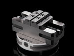 Maxx-ER Tornillo de banco autocentrante de acero inoxidable G de 80 x 120 mm con 148 mm palet