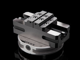 Maxx-ER Tornillo de banco autocentrante de acero inoxidable G de 80 x 120 mm con 148 mm palet