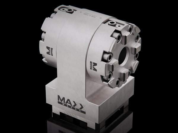 MaxxMacro Adaptador de 90 grados de mandril manual doble 54