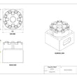 MaxxMacro 54 Manual Chuck with Mounting Plate CNC Manual