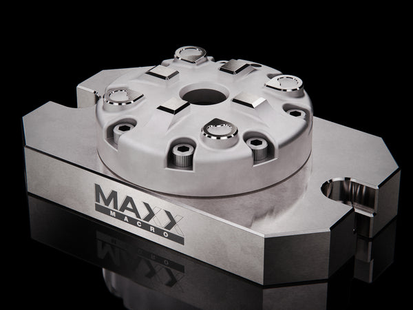 MaxxMacro 70 Low Profile Manual Chuck 60028 with Mounting Plate