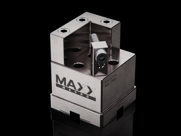 MaxxMacro 54 V-Block Holder Vise 008458 Stainless