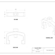 MaxxMacro Soporte de bloque en V 54 Grillete de sujeción 20 mm