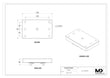 Maxx-ER (D/C) 100 Piso soporte Placa de acero inoxidable 150X92