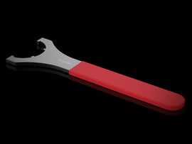 Llave inglesa con pinza ER40 de maquinistas
