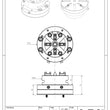 Maxx-ER (Erowa) 50 Stainless 100P Manual QuickChuck Chuck With Adjustable Base 7