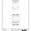 Maxx-ER (Erowa) 100 Aluminum Manual QuickChuck Vertical Extension 6" 6