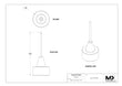 MaxxTooling Magnético de acero inoxidable punta de medición Punta de 4 mm