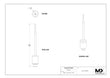 MaxxTooling Cargado por resorte punta de medición Punta de 2 mm