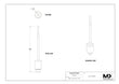 MaxxTooling Cargado por resorte punta de medición Punta de 3 mm