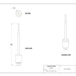 Punta de repuesto de sonda con resorte MaxxTooling de 3 mm