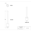 Punta de repuesto de sonda con resorte MaxxTooling de 6 mm