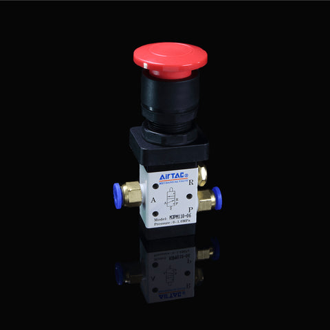 Airtac M3 Series Button Activated Mechanical Air Switch