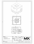 MaxxMacro (System 3R) Brass Pocket Electrode Holder S20 print