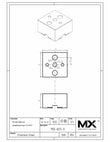 MaxxMacro (System 3R) Pallet MXRefix Stainless MaxxPerformance print