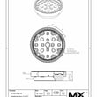 MaxxMagnum mandril 68024 perfil bajo Manual a prueba de óxido.