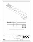 Maxx-ER (D/C) 50 12 pulgadas horizontales mandril Extensión